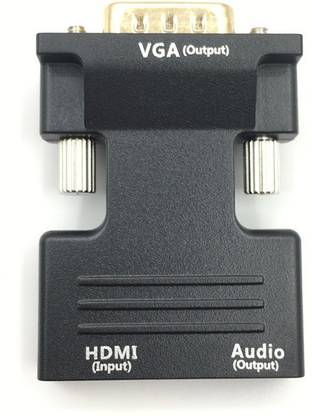 Tobo HDMI Adapter 0.5 m HDMI to VGA Adapter Digital to Analog Audio Video Converter TD-476H