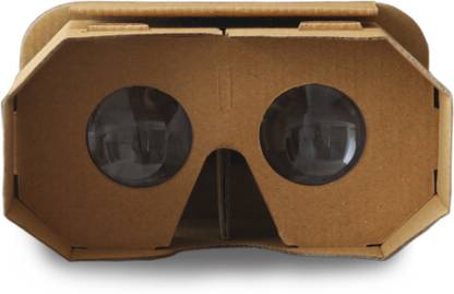 AuraVR Zoom Virtual Reality Cardboard with 42 mm Video Glasses