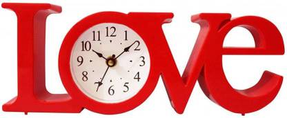 SP GIFT SPOT Analog Red love Clock