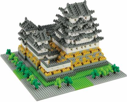 Kawada Nanoblock Architecture - Himeji Castle (Non-Lego) - 2253 Pieces