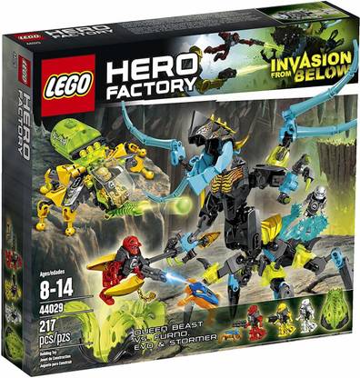 LEGO Hero Factory Queen Beast Vs. Furno Evo And Stormer 44029 Building Set
