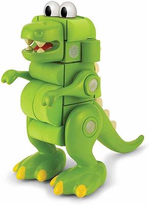 Velcro Kids Velcro Brand Blocks | Stem Toy | Dinosaur Building Blocks Lightweight Foam | 31Piece T-Rex Age 3+ [Packaging May Vary]