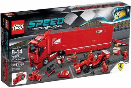 LEGO Speed Champions F14 T & Scuderia Ferrari Truck 75913