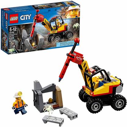 LEGO City Mining Power Splitter 60185 Building Kit (127 Piece)