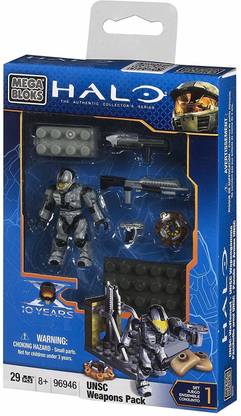 Mega Bloks Halo Unsc Silver Cqb