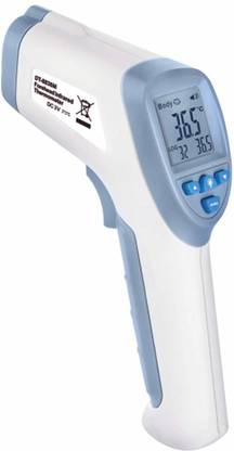 VMS Careline DT-32 Multi Function Non-Contact Forehead Infrared Thermometer Gun with IR Sensor, Color Changing Display and Memory Button Thermometer