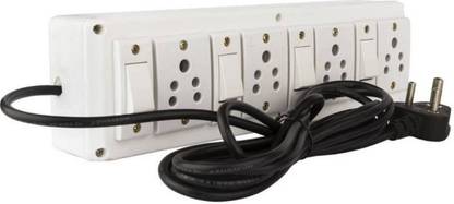 savaliyatechnology Plastic 4+4 Switch Board 6 A Two Way Electrical Switch