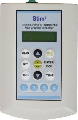 Johari Digital BLD STIM 3 IFT+MS+ Tens 4 Channel Combo Muscle Stimulator Electrotherapy Device