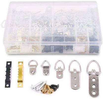 DIY Crafts 200pcs Photo Picture Frame Hooks Medium Picture Hangers Hanging Assortment Kit for Wall Mounting (100lbs 50lbs 30lbs 20lbs 10lbs) Hook 2