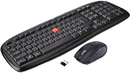 iball DUSKY DUO-06 Keyboard & Mouse Combo Wireless Standard Multi-device Keyboard