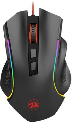 Redragon M607 Griffin 7200 DPI RGB Gaming Mouse Wired Ambidextrous Optical  Gaming Mouse