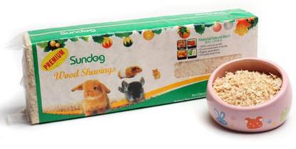 Foodie Puppies Hamster Bedding Wood Shaving For Hamster ,Chinchillas ,Guinea ,Pig ,Mice ,Rabbit - "Dust Free" 1 L Pet Coat Cleanser