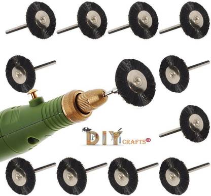 DIY Crafts Dental Nylon Bristle Wheel Brushes Polish Rotary Tool Den Shine (Pack of 10 pcs) D2797 Rotary Tool