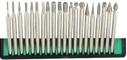 DIY Crafts 20pcs Solid Carbide Burr Set 0.118 Inch Shank Carbide Rotary Files Burrs D2726 Rotary Tool