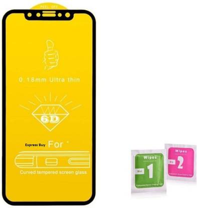 Express Buy Edge To Edge Tempered Glass for xiaomi mi 6 pro (6D Premium Tempered Glass)(Full Glue Glass)