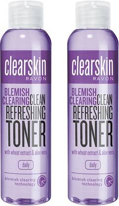 AVON Clearskin Blemish Clearing Toner (set of 2 of 100 ml each) Men & Women