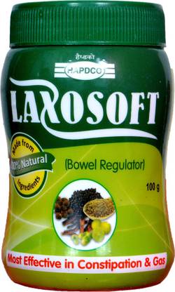 HAPDCO LAXOSOFT BOWEL REGULATOR-MOST EFFECTIVE IN CONSTIPATION AND