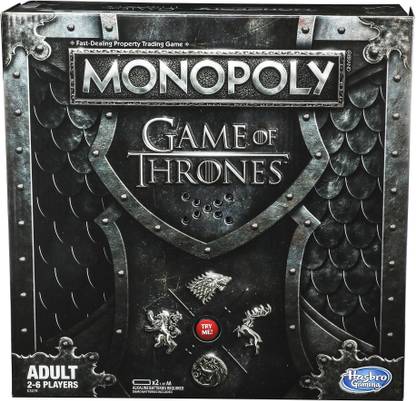 HASBRO GAMING Monopoly Game of Thrones Special 2-4 Players Money & Assets Board Game