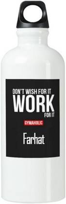 Exoctic Silver 600 ml Aluminium Bottle