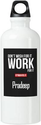 Exoctic Silver 600 ml Aluminium Bottle