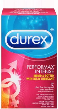 DUREX Performax Intense Ribbed Dotted Condom