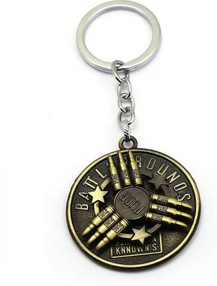NeoTask PUBG PLAYERUNKNOWN'S BATTLEGROUNDS Revolving | Rotating Game Gun Bullets Gamer Metal Key Chain