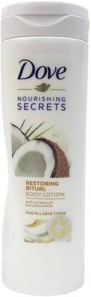 DOVE Nourishing Secrets Restoring Ritual Body Lotion With Coconut Oil And Almond Milk - 400ml