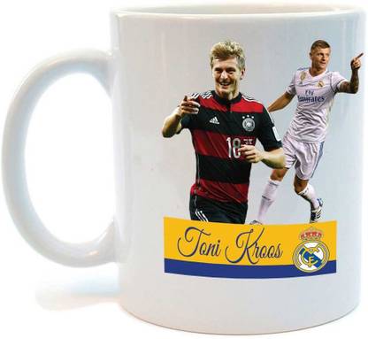 JUVIXBUY Printed Football Club & Player Toni-Kroos-Real-Madrid-C-F Ceramic Coffee Ceramic Coffee Mug