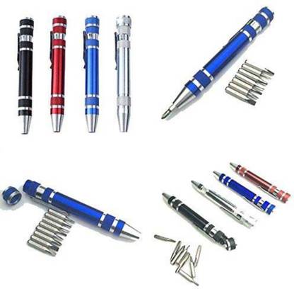 DIY Crafts Works Aluminum Precision Screwdriver Set Pen Style Mini Torx Slotted Precision Screwdriver Set