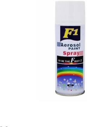 F1 Aerosol car & bike White Spray Paint 250 ml