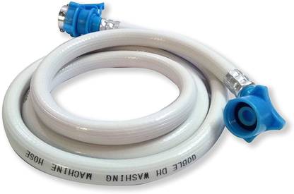 KHC Plastic Inlet Hose Pipe with Tap Adaptor for Fully Automatic (2 m) Washing Machine Inlet Hose