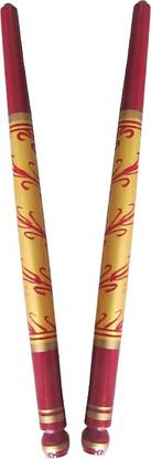 AB WORLD CLASS ABWORLD CLASS Wooden Dandia Sticks Pair for Navratri Celebration (Multicolour) Dandia Sticks
