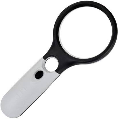 DIY Crafts 3 LED Light 3X 45x Handheld Magnifier Illuminated Reading Magnifying Glass Lens 45 x Magnifier