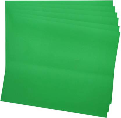 CRAFTWAFT GREEN SINGLE SIDE FLUORESCENT PAPER PLAIN A1 SIZE JUMBO 60 gsm Coloured Paper