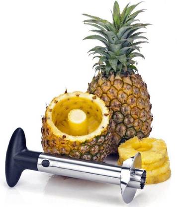 स्काइफिश SF_1010 Heavy Stainless Steel Fruit Pineapple Corer Slicer Peeler Kitchen Cutter Knife पाइप कटर