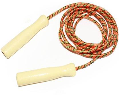 Leosportz Adjustable Freestyle Wooden Skipping Rope Jump Rope Freestyle Skipping Rope