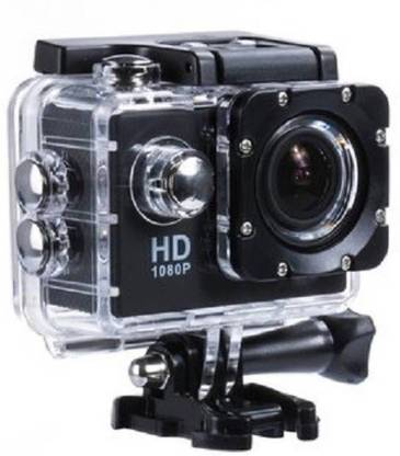 Zeom Action Shot HD 1080P 12MP Sports P Sports and Action Camera  (Black, 12 MP) Sports and Action Camera