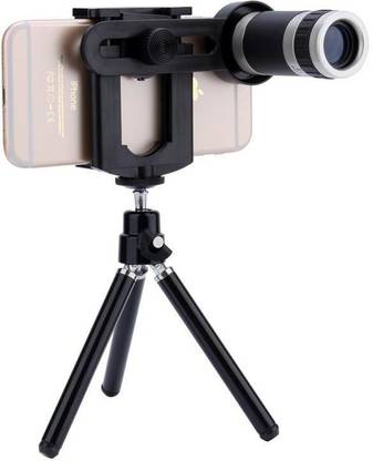 PPDR Universal Mobile Camera Lens With Tripod & Holder Mobile Phone Lens for making tiktok, bigo video Tripod