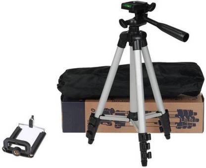 Alafi Tripod 3110 3-Way Head Built in Level for phone and camera Foldable Tripod Stand for Mobile Camera Tripod, Tripod Kit