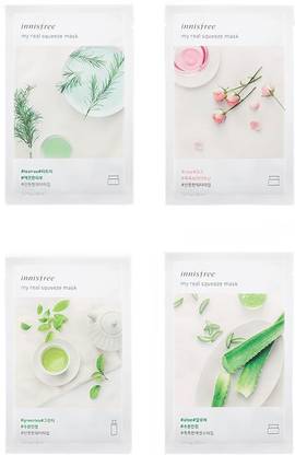 innisfree My Real Squeeze Masks Set - Combination Skin
