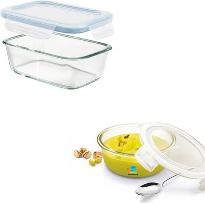 BOROFOOD Glass Fridge Container  - 680 ml, 820 ml