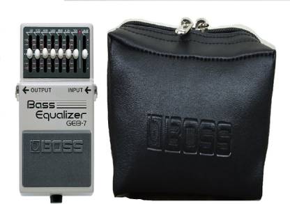 BOSS GEB 7 Bass Equalizer with Free Carry Pouch Guitar Processor