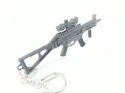 eDUST PUBG Real 3D Metal Body AKM Rifle Sniper Weapon 120mm Length Key Chain