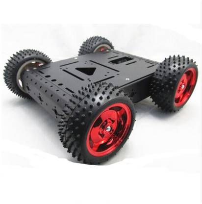 UniHobby Wifi Robot Car Chassis 4Wd Robot Car Kit Maximum Load 15Kg Aluminum Robotics Chassis Kit For Raspberry Pi Arduino Robot Projects