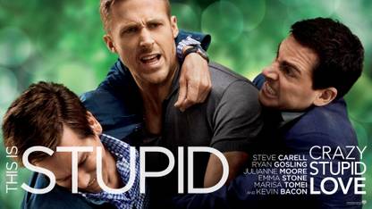 crazy stupid love steve carell 2011 jacob palmer ryan gosling cal weaver Wall Poster Print on Art Paper 13x19 Inches Paper Print