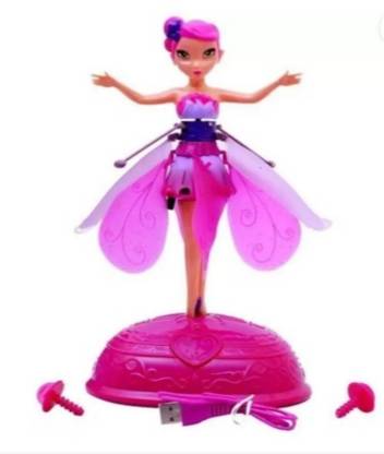 Aava Retail Flying Fairy Princess Doll - Magic and Best Gift for 6 Year Old Girl Kids Toy - Birthday Present for 3-4-5-6-7-8-9 Ages Children