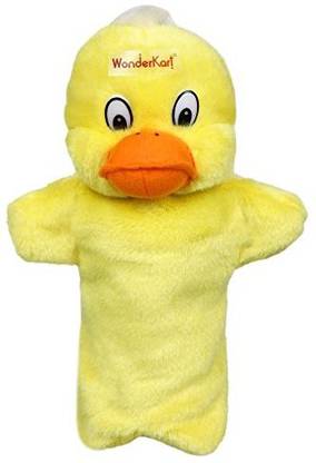 WonderKart Soft and Plush Animal Hand Puppet - Duck Hand Puppets