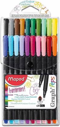 Maped Graph Peps Fine point 0.4mm Fineliners Set of 20