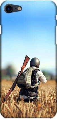 PNBEE Back Cover for Apple Iphone 8 Plus - PubG Mobile Case Cover