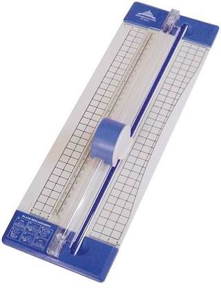 CHROME Portable Paper Trimmer A4 Paper cutting machine Guillotine Alignment Ruler small Paper cutting knife Rotary disk cutter Plastic Grip Hand-held Paper Cutter